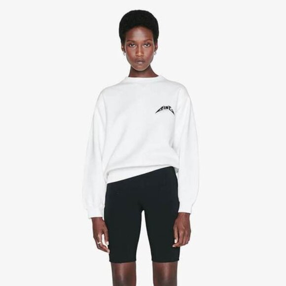 ANINE BING Ramona Sweatshirt Tour/Vintage White - Medium - Picture 1 of 7